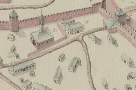 Мечеть на аксонометричному кресленні 1770 р.